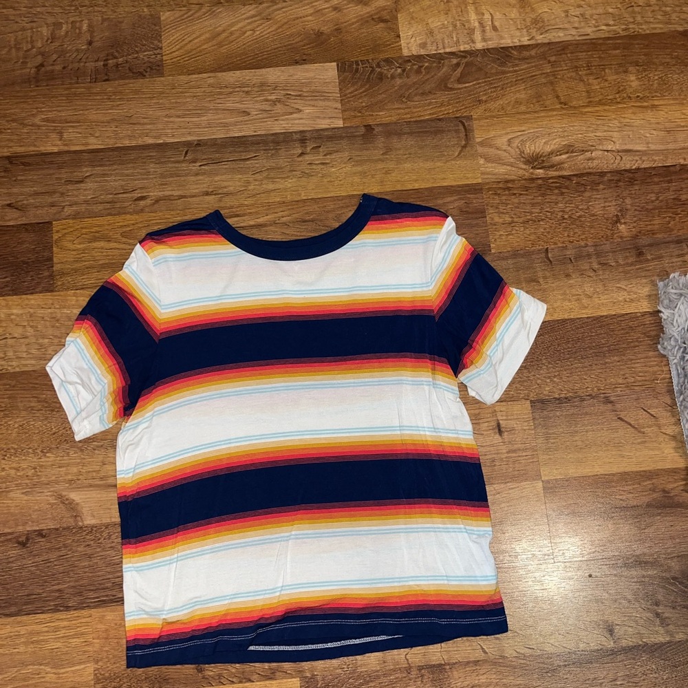American Eagle Outfitters Multicolor Striped Tee